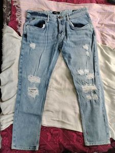 Ripped Denim Jeans