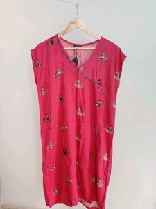Cute Kurta Tunic With Sadhus Printed