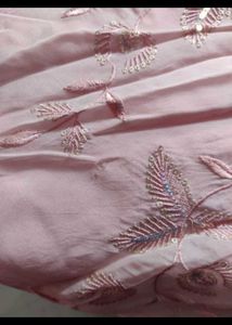 Pink Embroidered Lehenga Set