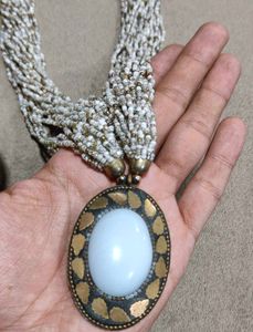 Bohemian Beaded Statement Necklace