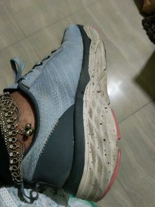 Skechers Ultra Go Blue Pink Athletic Shoes