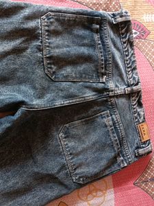 Acid Wash Wide Leg Jeans