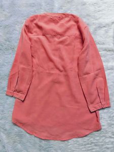 Chic Pink Button-Up Top
