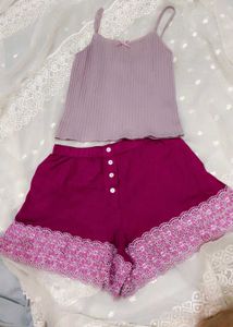 Cute Pajama embroidery set