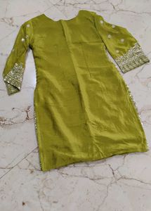 Embroidered garara Set💚🩷