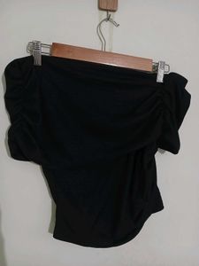 Chic Off Shoulder Ruched Top