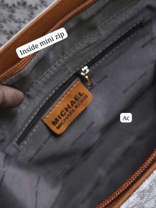 Michael Kors Denim Blue Pocket Tote Bag
