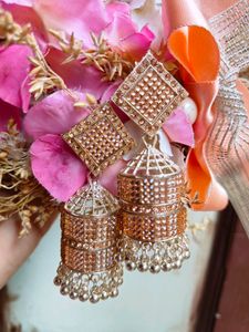 Light Golden Jhumka