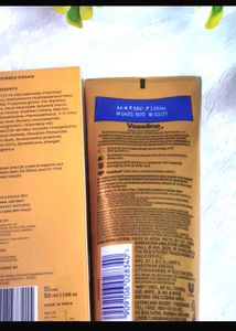 Foxtale Vaseline wishcare sunscreen lot