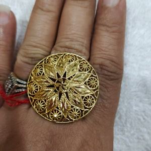 1.5 gram gold plated finger ring