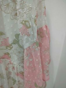 Sheer Floral Maxi Dress