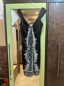 London Times Women Printed Dress In Excellent Cond