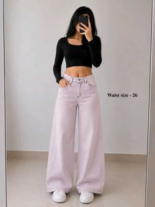 Light Wash Wide Leg Jeans