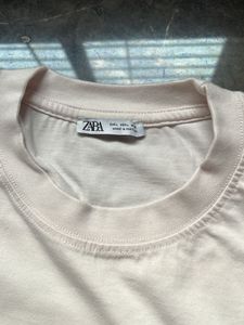 Zara off white T-shirt