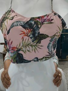 🌿 ZAFUL Original Premium Floral Graphic Cami Top