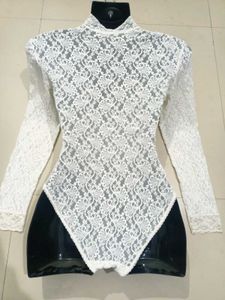 Fancy Lace Bodysuit Free Size Fit For S,M,L (SOLD)