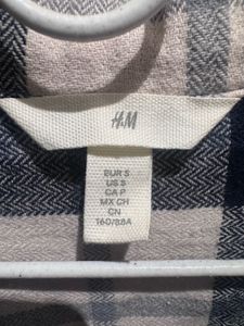 H&amp;M - Oversized Plaid Flannel Shirt