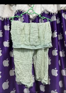 Light Green Embroidered Kurta Set
