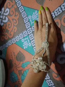 Bridal Heavy Stone Bracelet For Wedding....