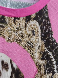 Cute Dalmatian Dog Print Top