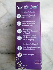 Wellwet Sanitary Pads 2 Box
