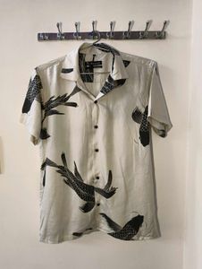 Men's Short Sleeve Shirt with Koi Fish Print