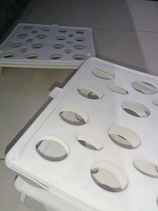 2 Tier White Plastic Bottle Drying Rack