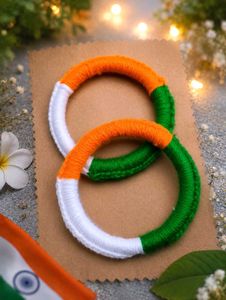 Handmade Tricolor Bangles