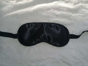 Unisex Satin Padded Sleep Mask w/ Velcro Strap