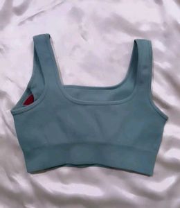 Comfy Blue Sports Bra