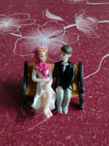Miniature Couple Showpiece