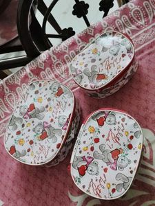 Cute Teddy Bear Cosmetic Bag Set
