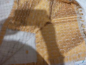 Assam Pure Cotton With Golden Muga Thread Work
