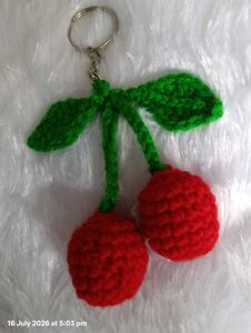 Cute Cherry Keychain