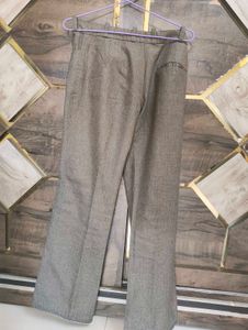 Classic low waisted grey Flared Trousers