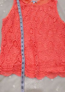 Crocheted Lace Tank Top