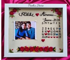 Hand Embroidered Photo Frame