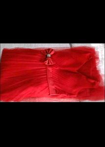 Red gown