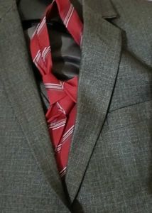 3 piece Suit set Sharp Charcoal Vest , pant and Ti