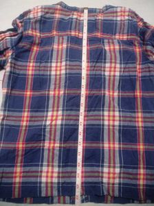 Women's Plaid Ruffle Long Sleeve Top