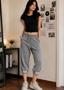 Gray Capris