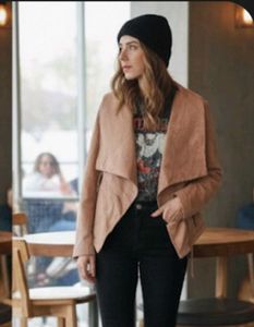 Unique Faux Suede Jacket