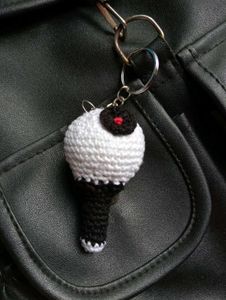 💜 BTS ARMY Bomb Crochet Keychain