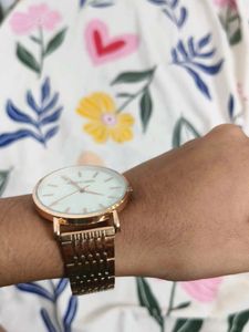 Elegant Rose Gold Watch