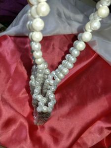 Elegant Faux Pearl Clutch Evening Bag