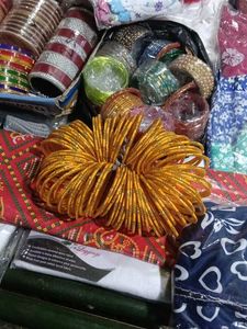 Vibrant Yellow Bangle Stack pack of 8 dozen