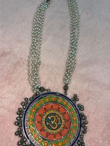 Handcrafted Rajasthani Meenakari Oxidised Necklace
