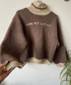 Cozy Teddy Fleece Mock Neck Sweater
