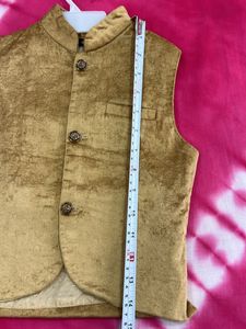 Gold Kids' Formal Vest