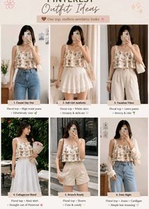 🎀 Pinterest-Inspired Floral Crop Top | Must have